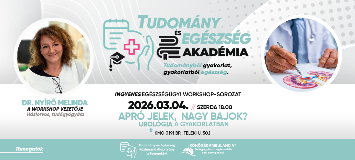 Tudomány- és Egészségakadémia - Urológia